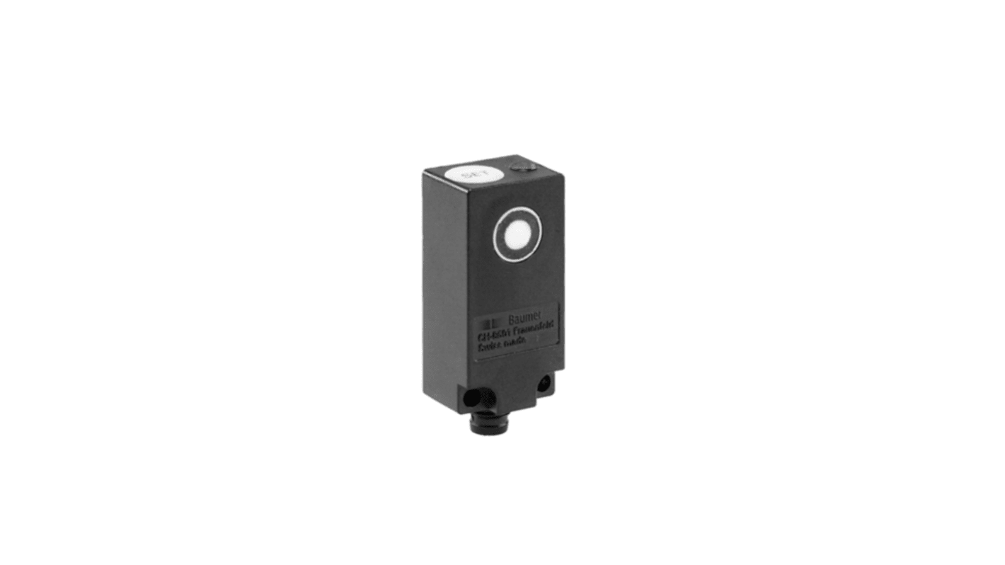 Baumer Ultrasonic Block-Style Motion Sensor, M8 x 1, 200 mm Detection, 4 → 20 mA Output, IP67