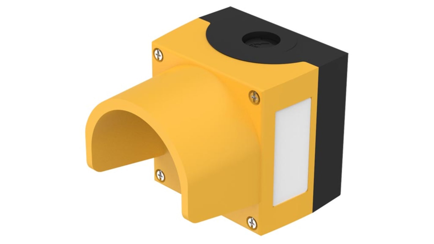 EAO Yellow Metal 45 Enclosure - 1 Hole 22.3mm Diameter