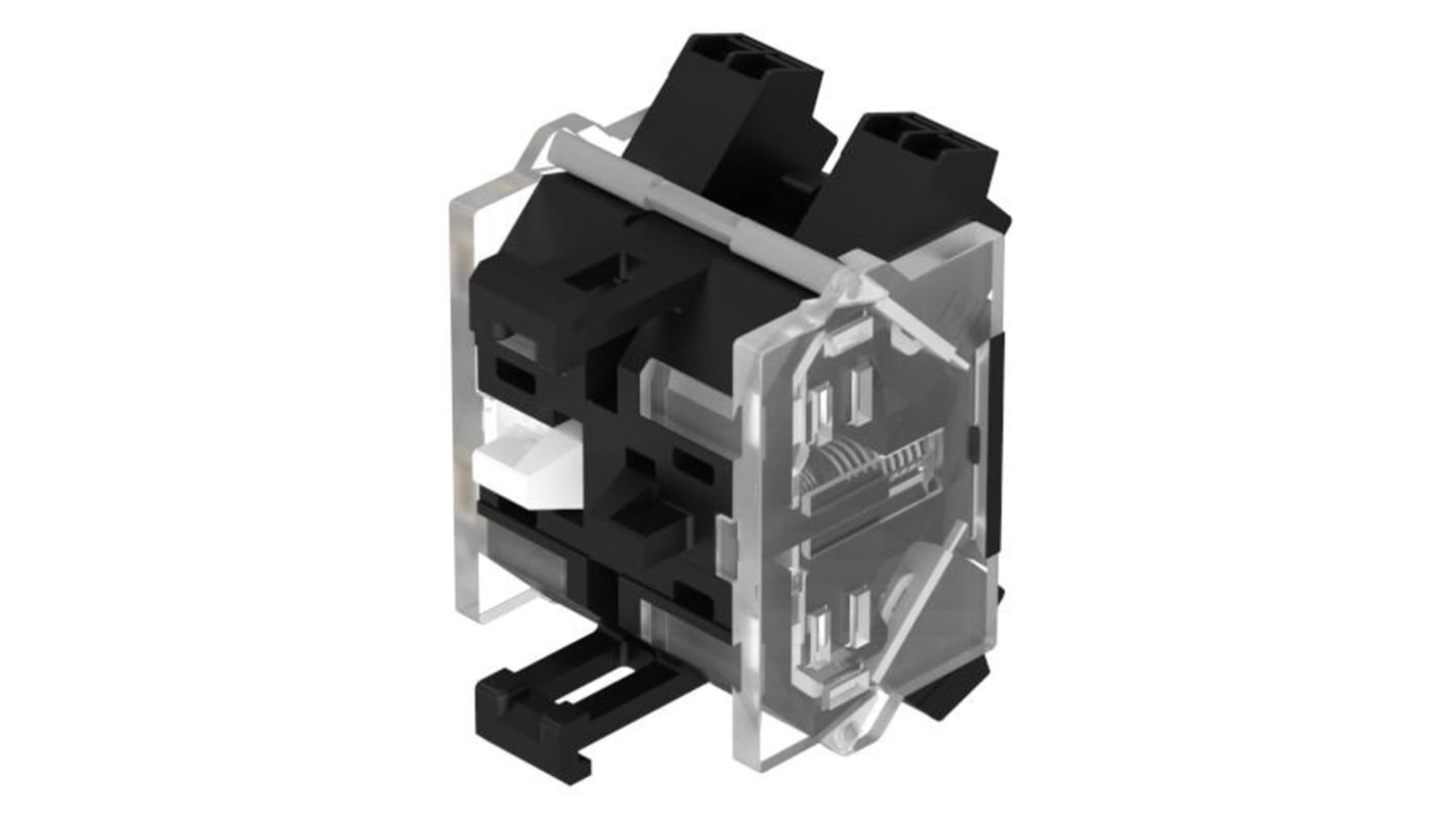 EAO Contact Block for Use with Series 04, 250 Vac, 2NC