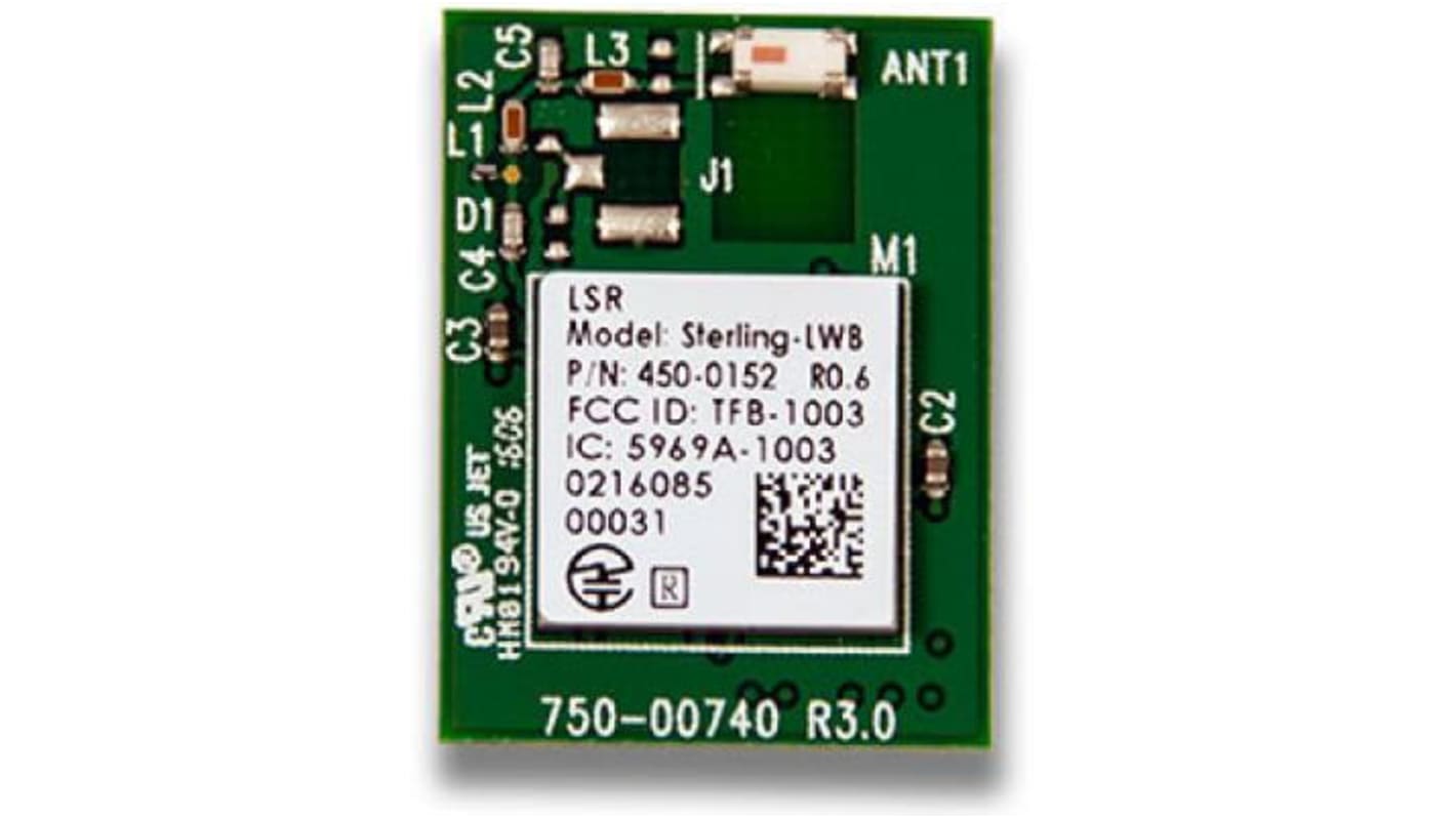 Module WLAN Ezurio 450-0152R WEP, WPA 3.3V 10 x 10 x 1.2mm