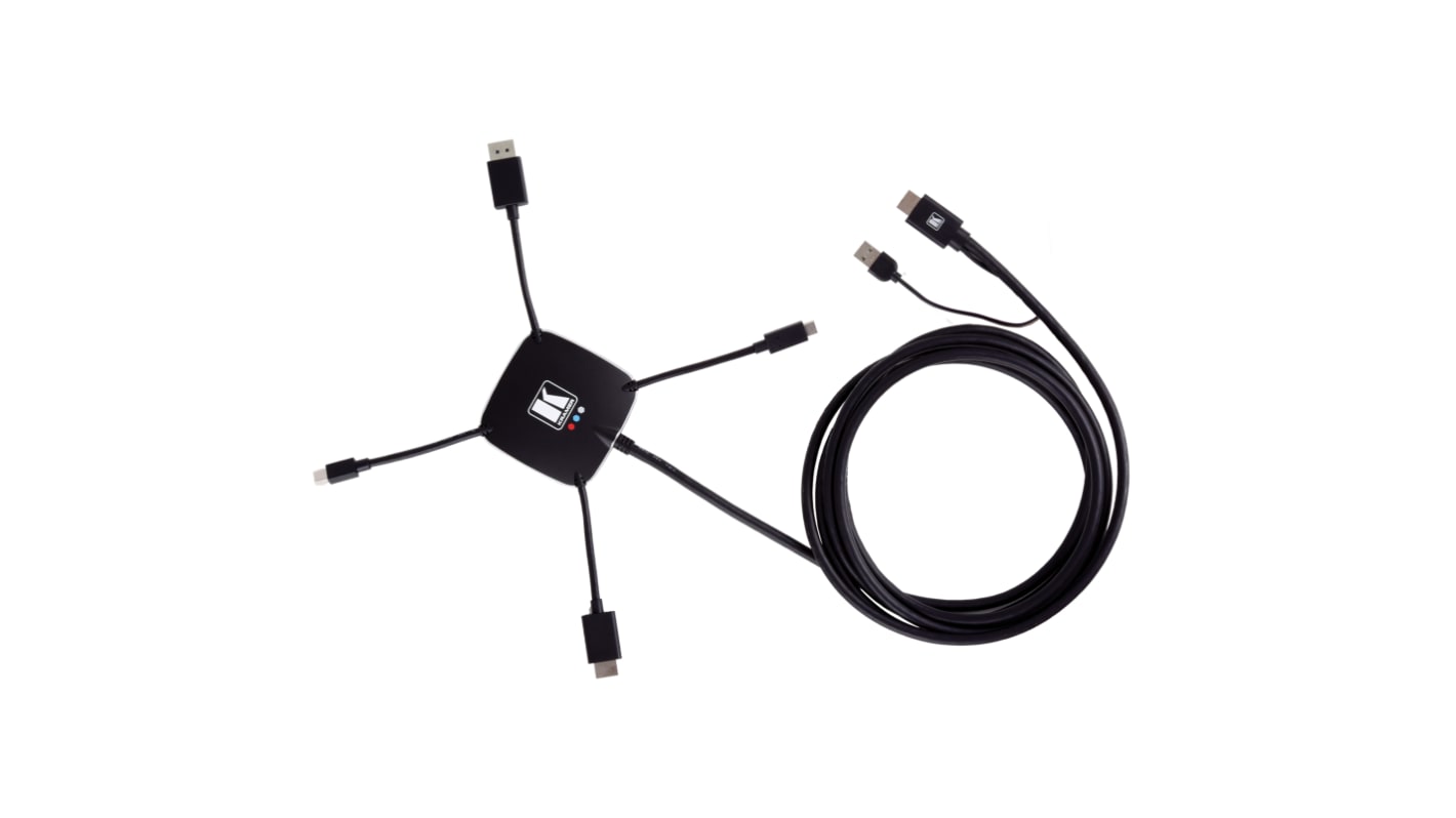 KSPIDER KRAMER ELECTRONICS Adapter, Male DisplayPort, HDMI, USBC to