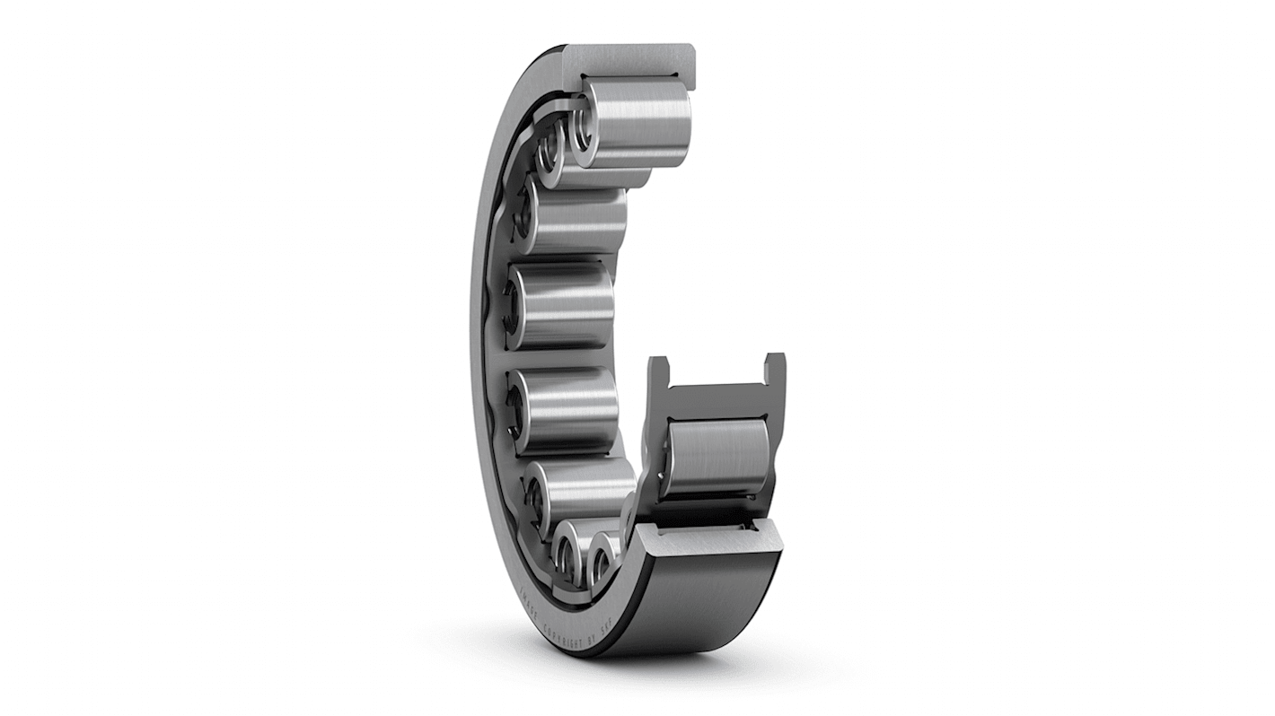 Cuscinetto a rullo SKF, Ø int. 22.1mm, Ø est. 40mm, guida larga 12mm