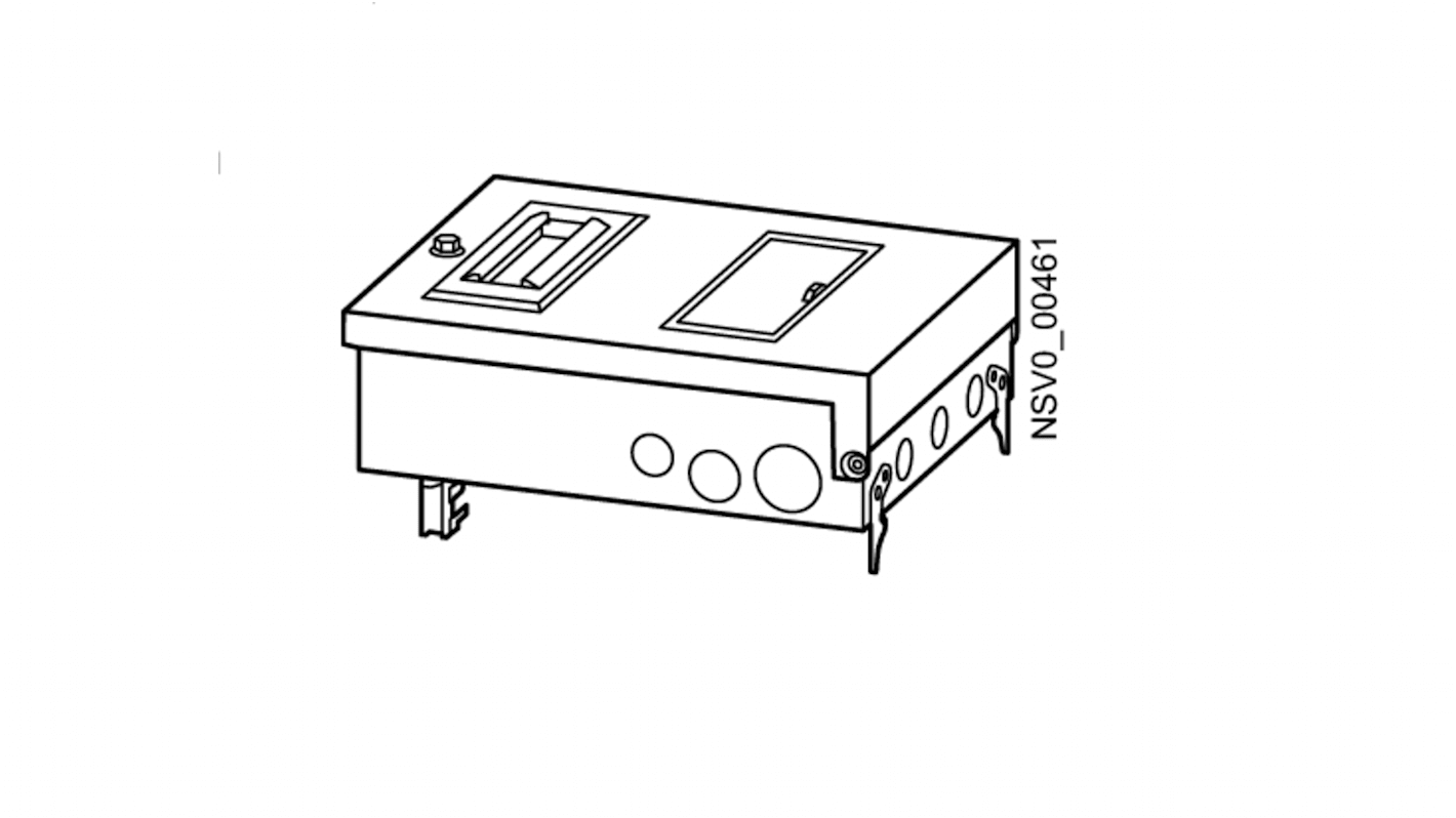 Accessoire disjoncteur Siemens, pour Système de goulotte de barre omnibus BD2.