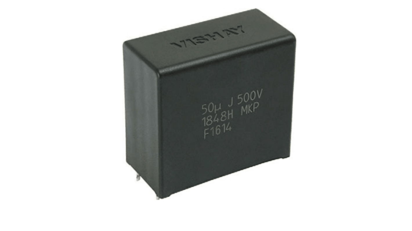 Vishay MKP1848H Polypropylene Capacitor PP, 1.2kV dc, ± 5%, 10μF, Through Hole