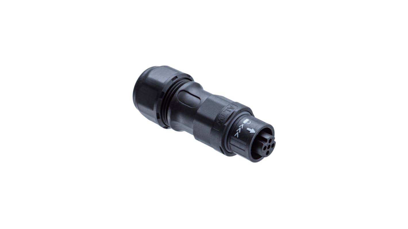 Conector circular Amphenol hembra serie X-Lok de 2 vías hembra, montaje aéreo, IP68