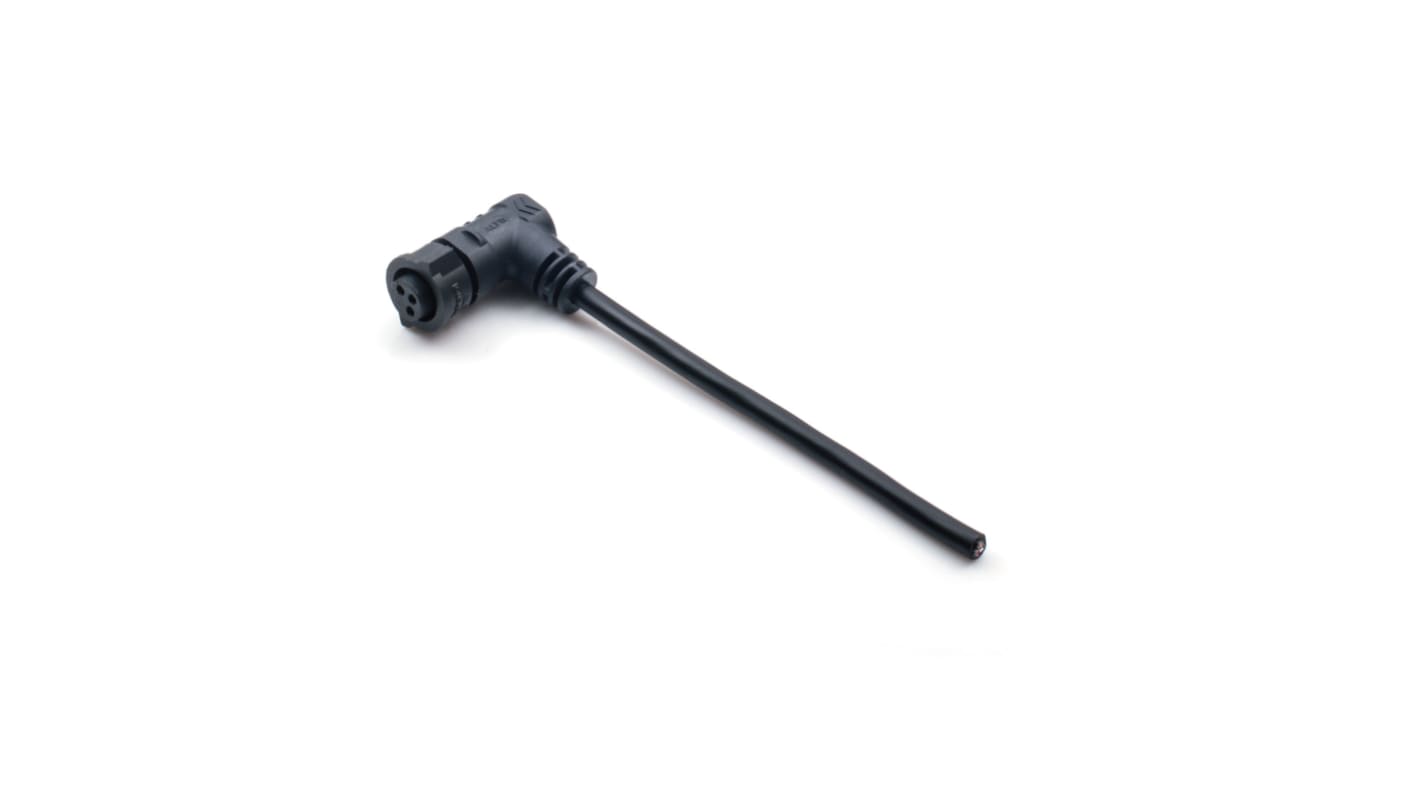 Amphenol Right Angle Female 2 way X-Lok B Size to Unterminated Sensor Actuator Cable, 1m