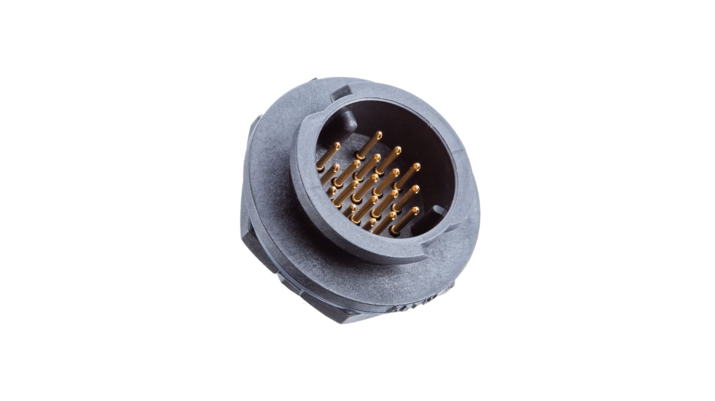 Amphenol Circular Connector, 5 Contacts, Rear Mount, Plug, Male, IP68, X-Lok Series