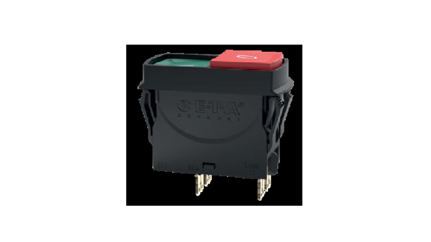 ETA Thermal Circuit Breaker - 3120-N 2 Pole 50 V DC, 240 V AC Voltage Rating, 10A Current Rating