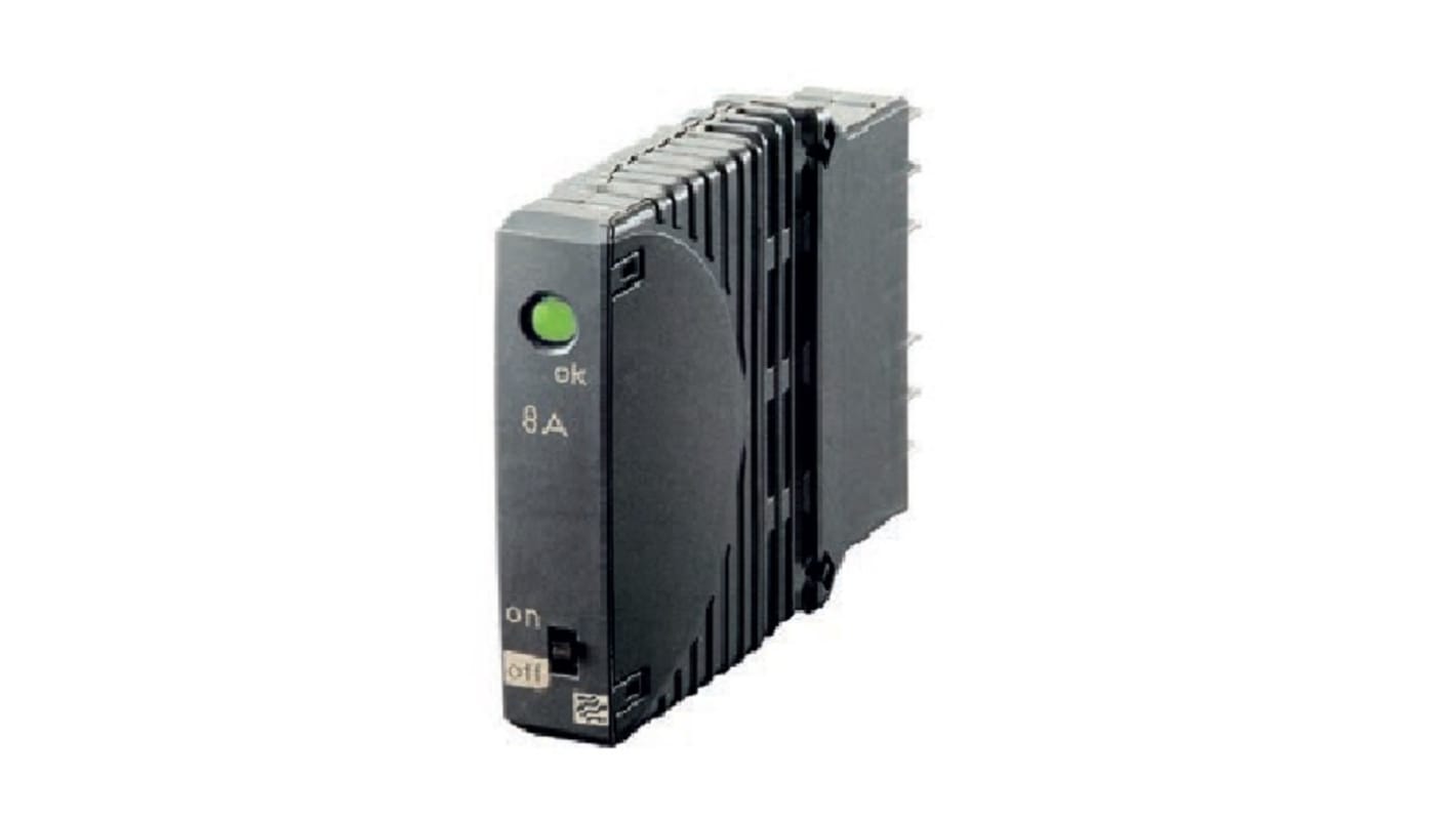 ETA ESX10 Electronic Circuit breaker 16A 24V ESX10, 1 channels , Plug-In Mounting