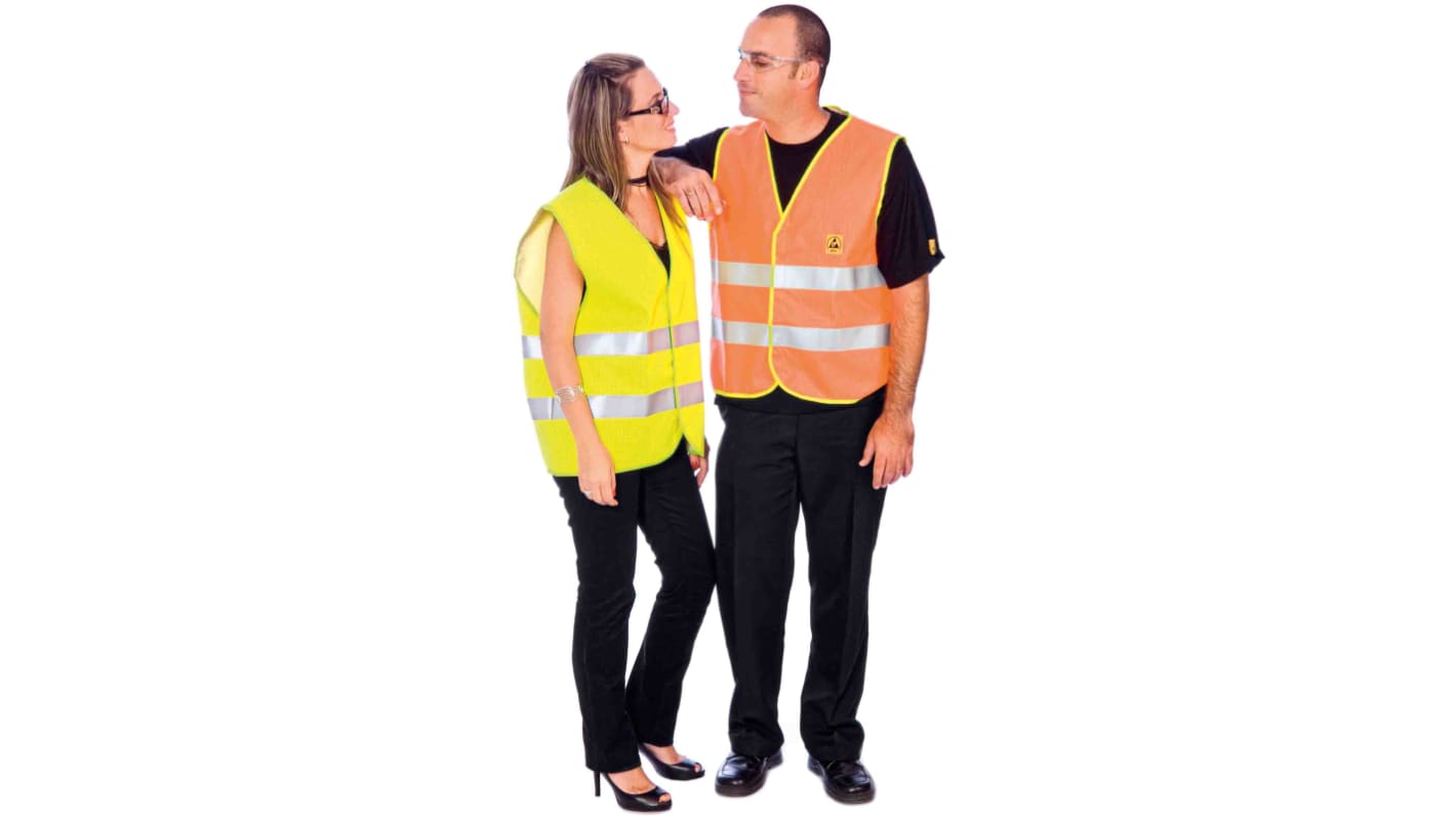 EUROSTAT Yellow ESD Hi Vis Vest, M