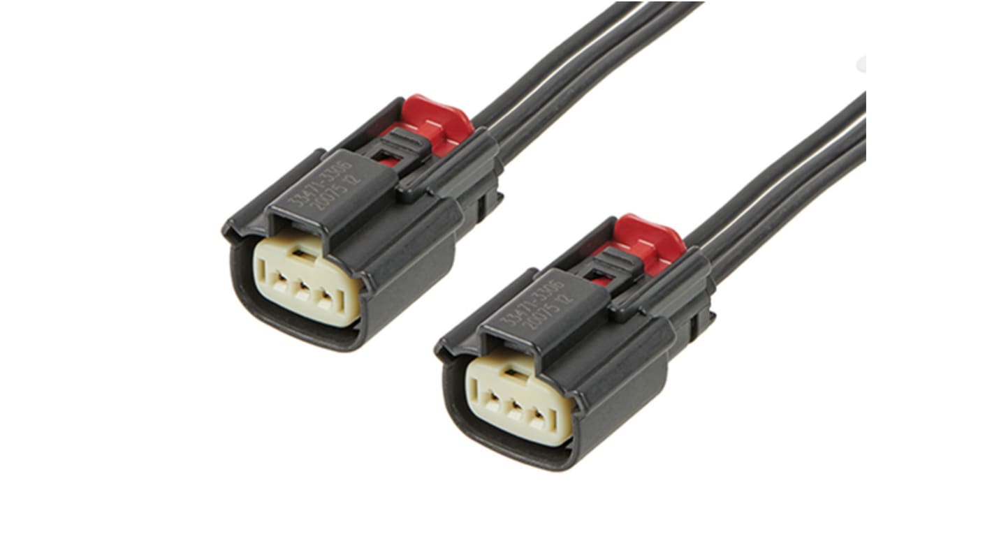 Molex 216281 Serien MX150 til MX150 Konfektioneret kabel, 1.5m kabel