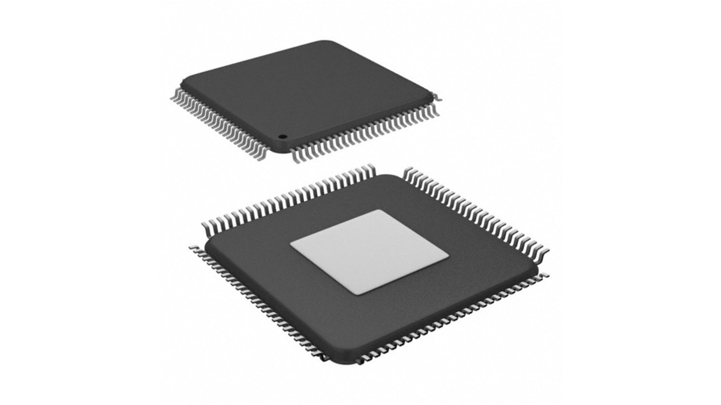 Microcontrolador MCU STMicroelectronics STM32H723VET6, núcleo ARM Cortex M7 de 32bit, 550MHZ, LQFP de 100 pines