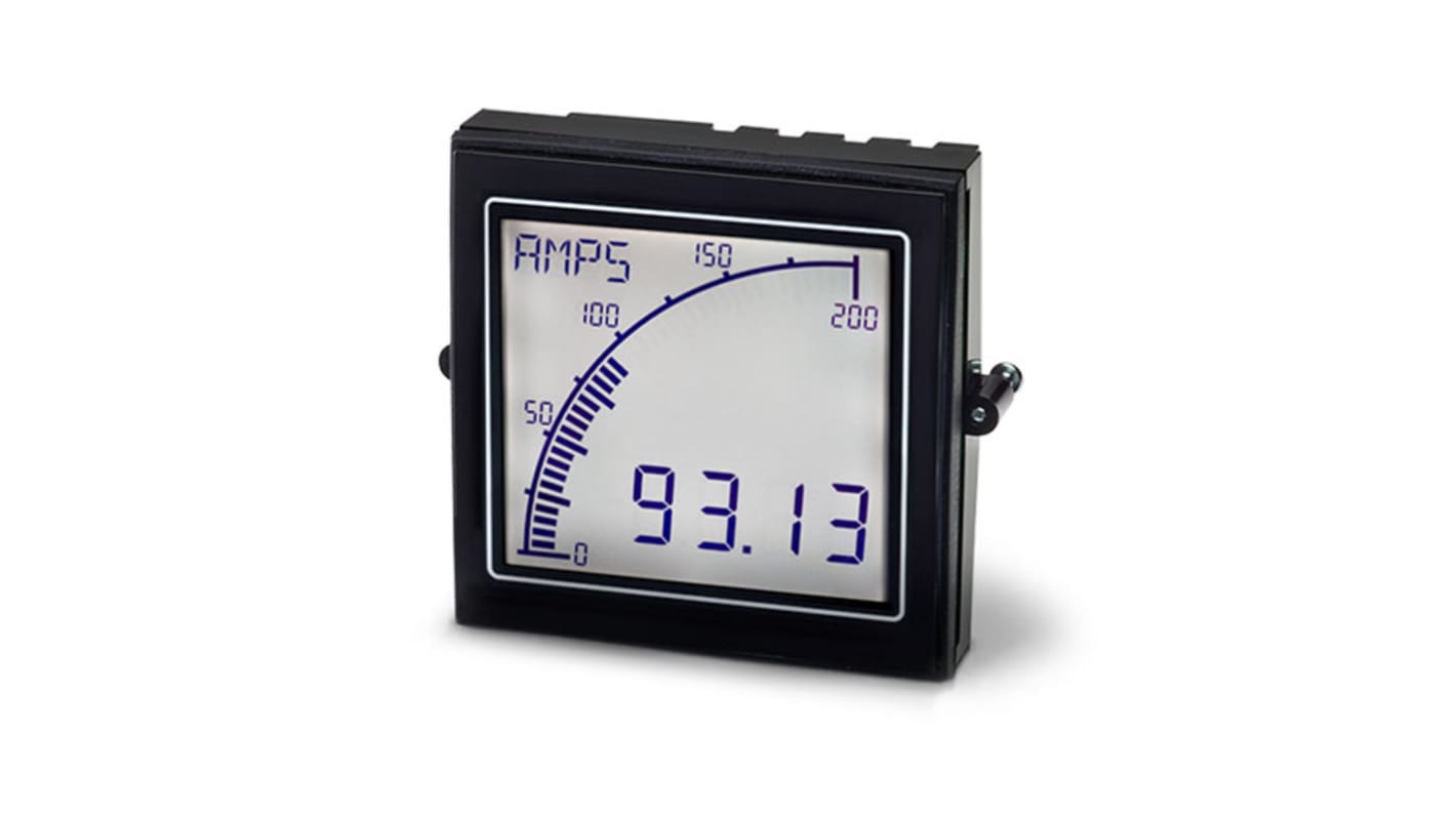 Trumeter LCD Einbaumessgerät für MPS, Spannung oder Frequenz H 68mm B 68mm 4-Stellen T. 53mm