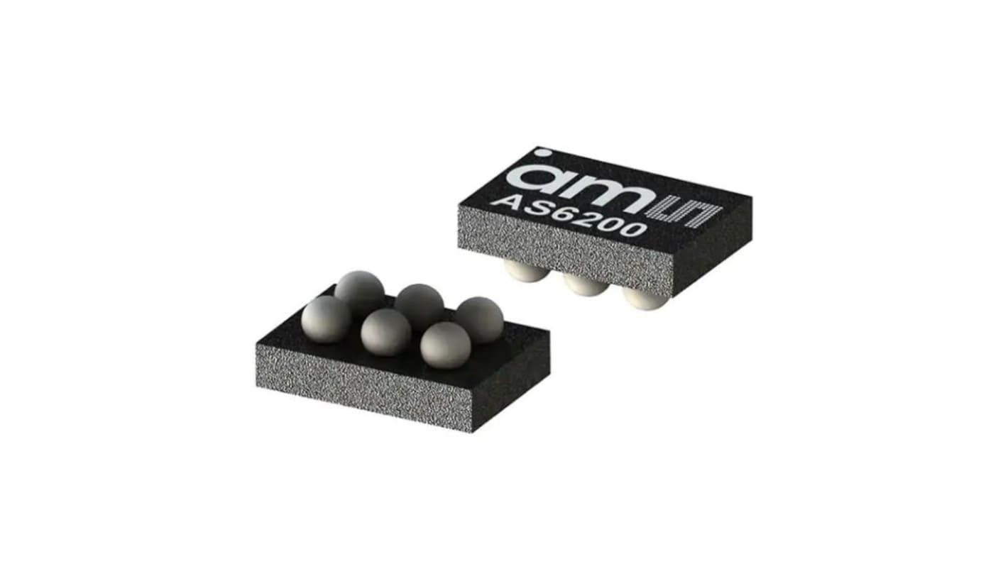 ams OSRAM Digital Temperatursensor und Feuchtigkeitssensor ±0.8°C SMD, 6-Pin, I2C -40 → 125 °C.