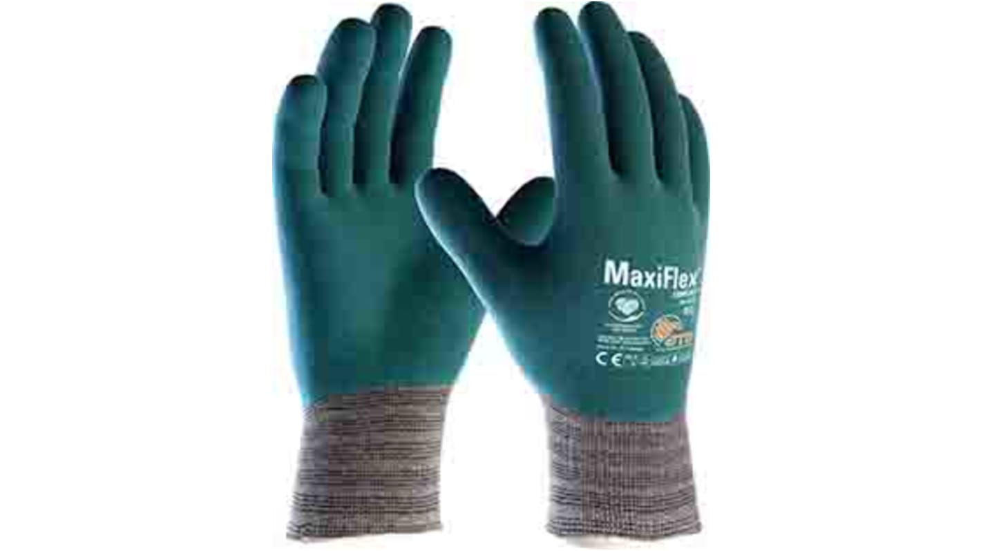 Gants de manutention générale ATG MaxiFlex taille 9, Résiste froid/ chaleur, 1 Paire, Vert