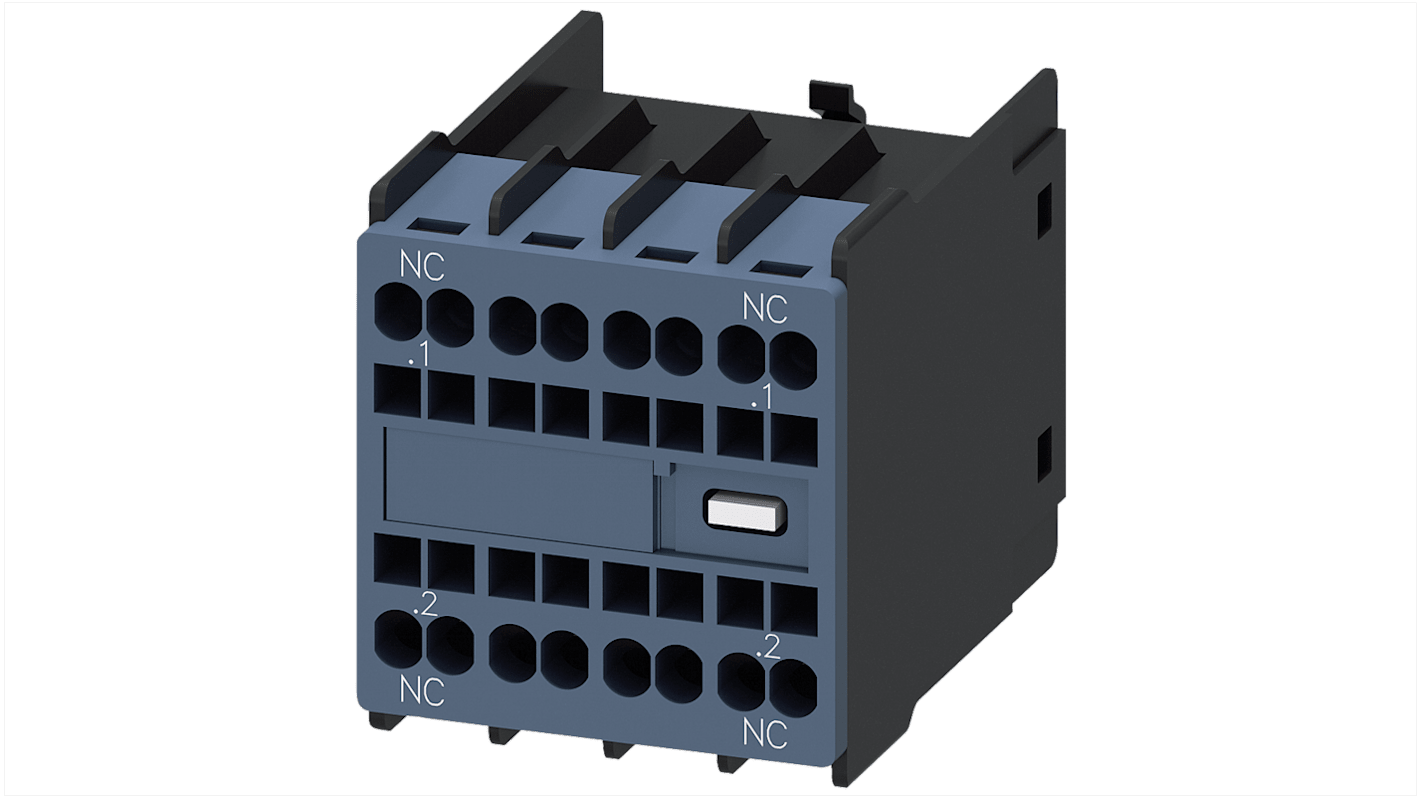 Siemens Hilfskontakt 2-polig SIRIUS, 2 Öffner Schnappbefestigung 300 mA, 690 V