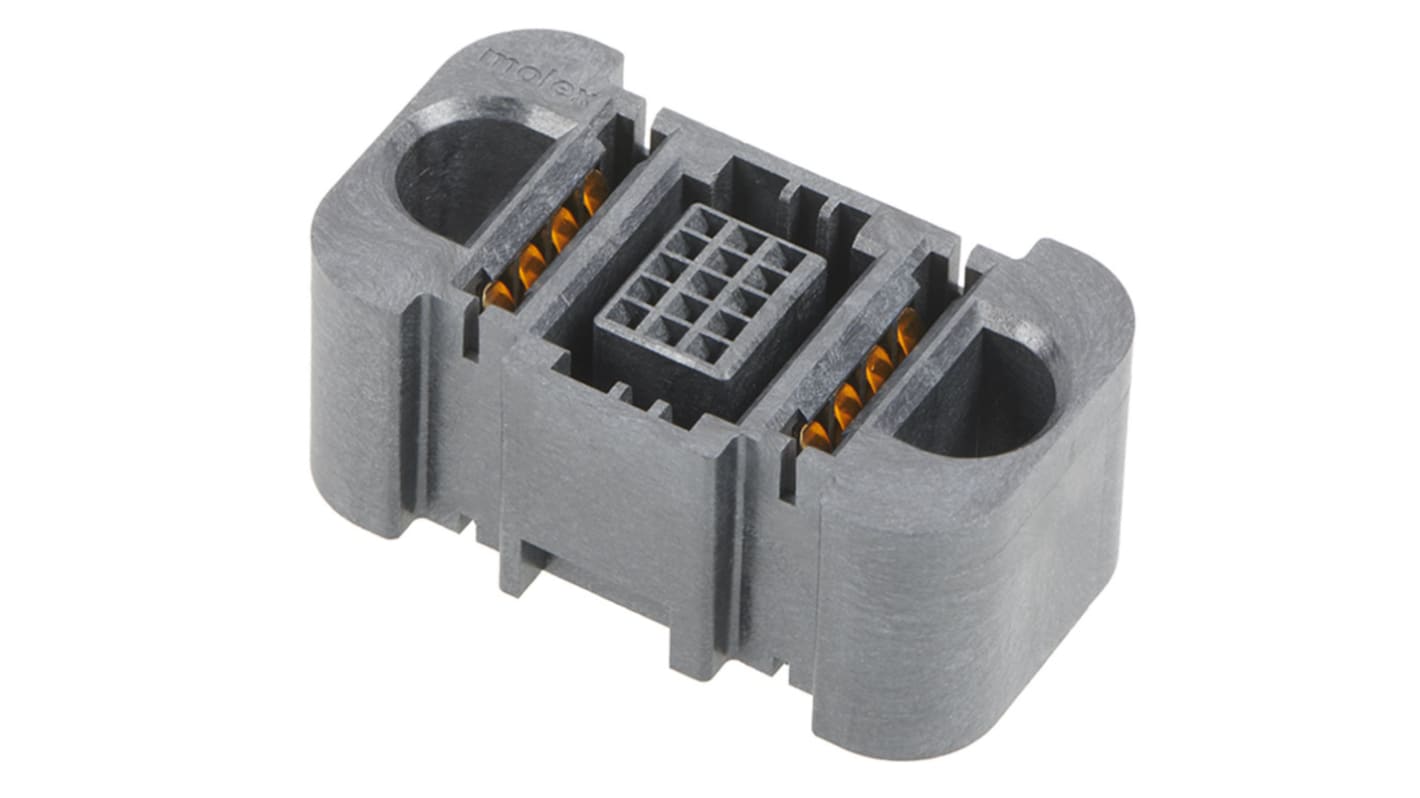 Conector macho para PCB Ángulo de 90° Molex serie EXTreme Guardian de 8 vías, 5 filas, paso 2.0mm, Montaje en orificio