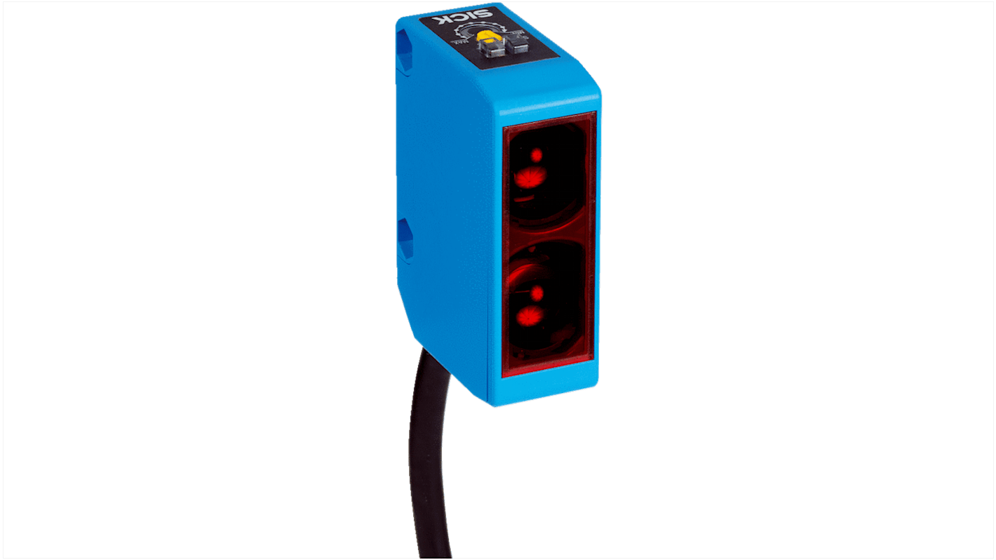 Sick Background Suppression Photoelectric Sensor, Block Sensor, 150 mm → 500 mm Detection Range