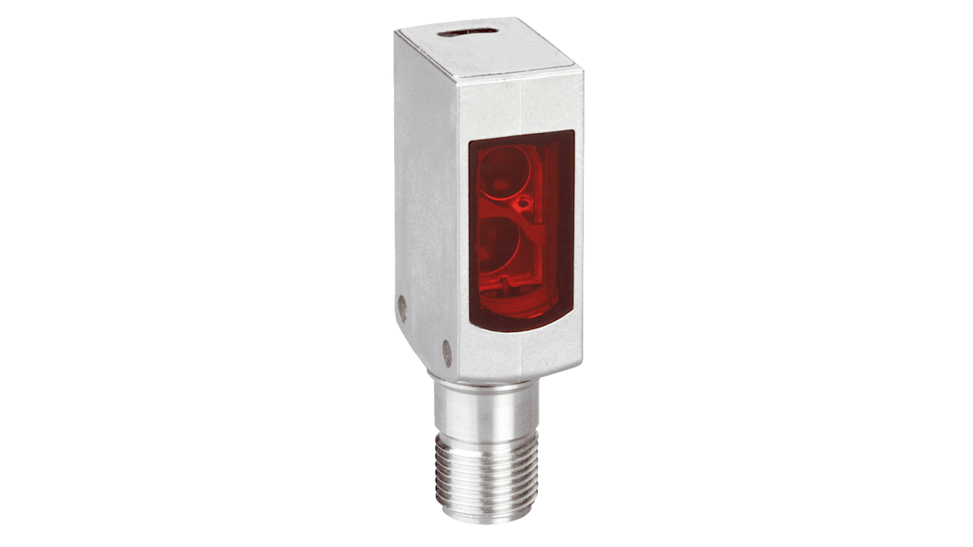 W4S-3 Inox Kubisch Optischer Sensor, Hintergrundunterdrückung, Bereich 4 mm → 500 mm, PNP Ausgang, Anschlusskabel