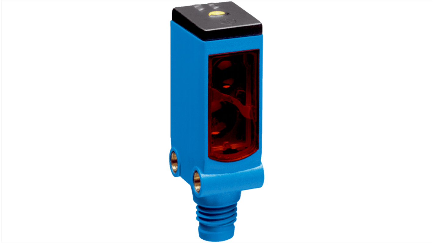 Sick Background Suppression Photoelectric Sensor, Block Sensor, 25 mm → 300 mm Detection Range