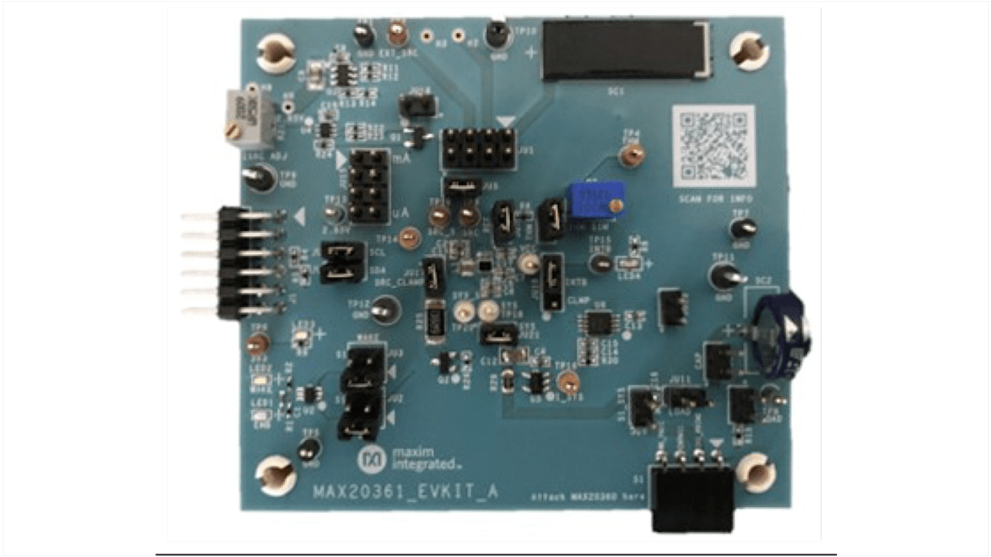 Zestaw testowy Maxim Integrated Zarządzanie zasilaniem Zestaw testowy MAX20361