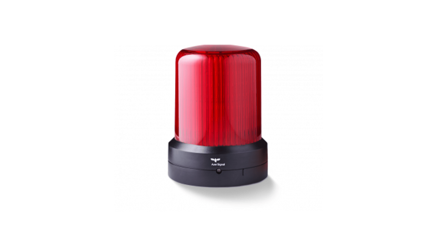 AUER Signal RDC Series Red Steady Beacon, 110-240 V ac, Base Mount, LED Bulb, IP66