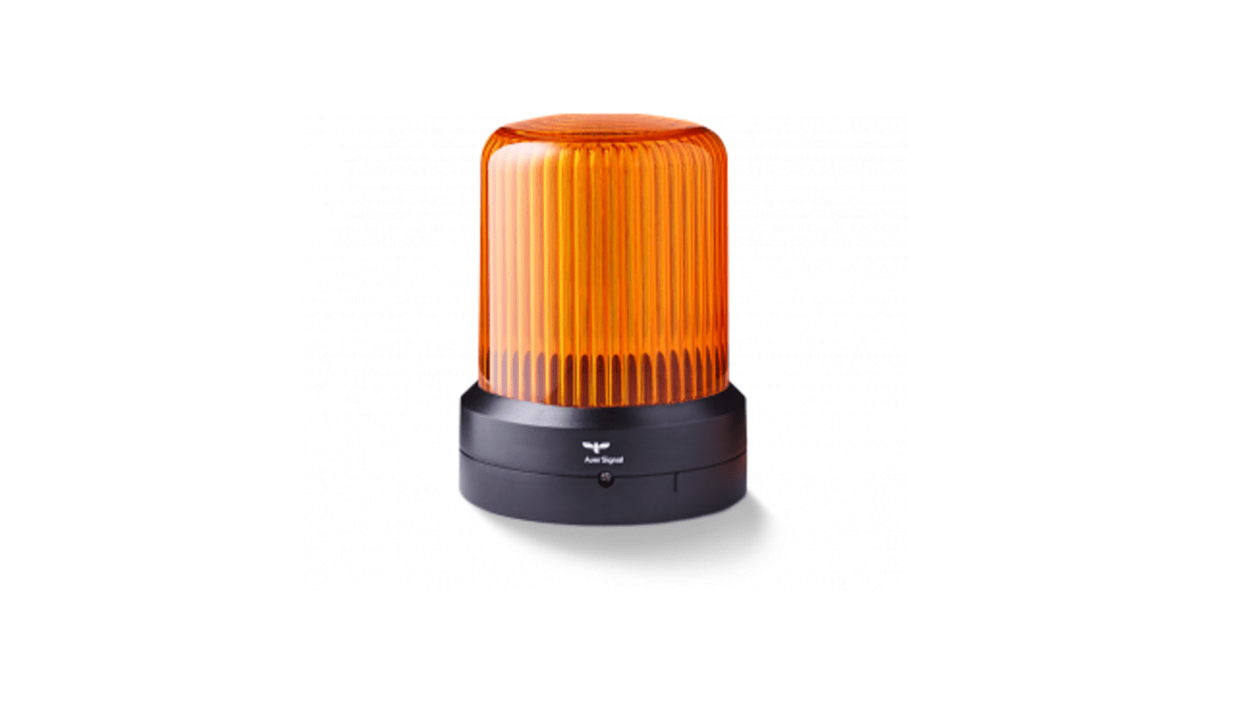 AUER Signal RDMHP Series Amber Dimming, Flashing, Pulsating, Rotating, Steady, Strobe Beacon, 110-240 V ac, Base Mount,