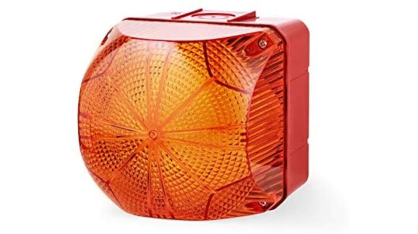 Segnalatore LED Stroboscopico AUER Signal, LED, Rosso, 110-240 V CA/CC