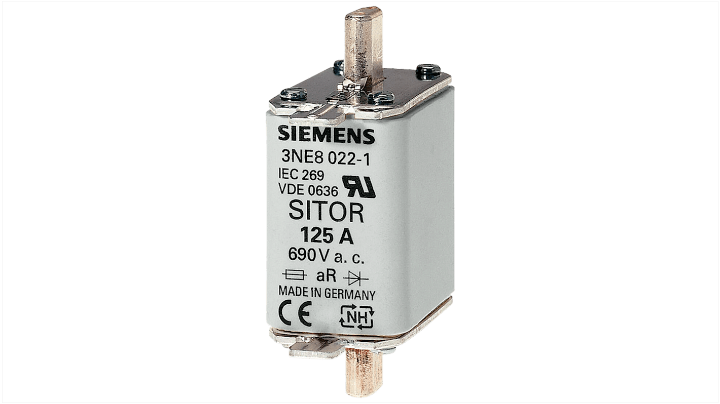 Siemens Sicherungseinsatz NH00, 690V / 80A, gR