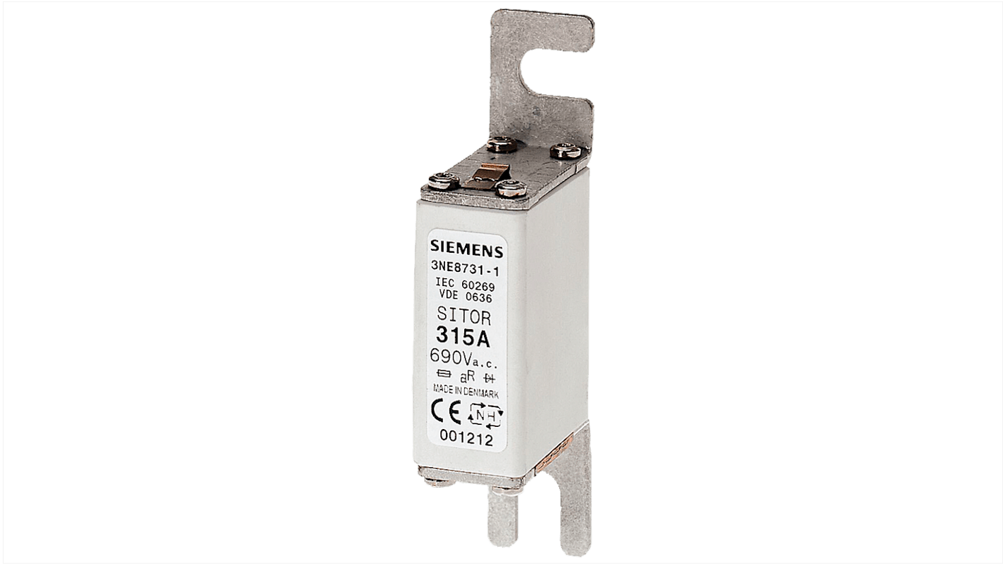 Siemens 63A Bolted Tag Fuse, NH000, 690V
