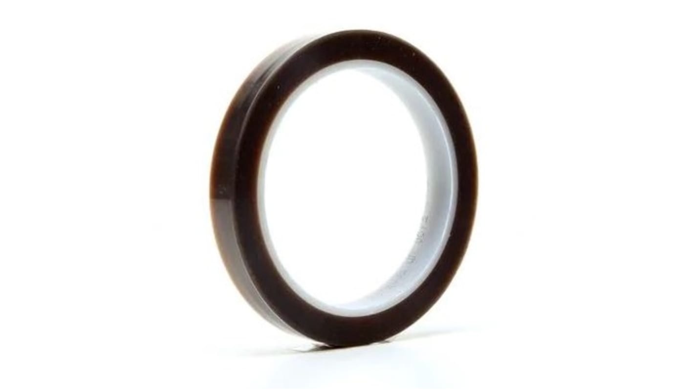 3M 5490 Brown PTFE Tape, 32.9m x 25.4mm x 0.09mm