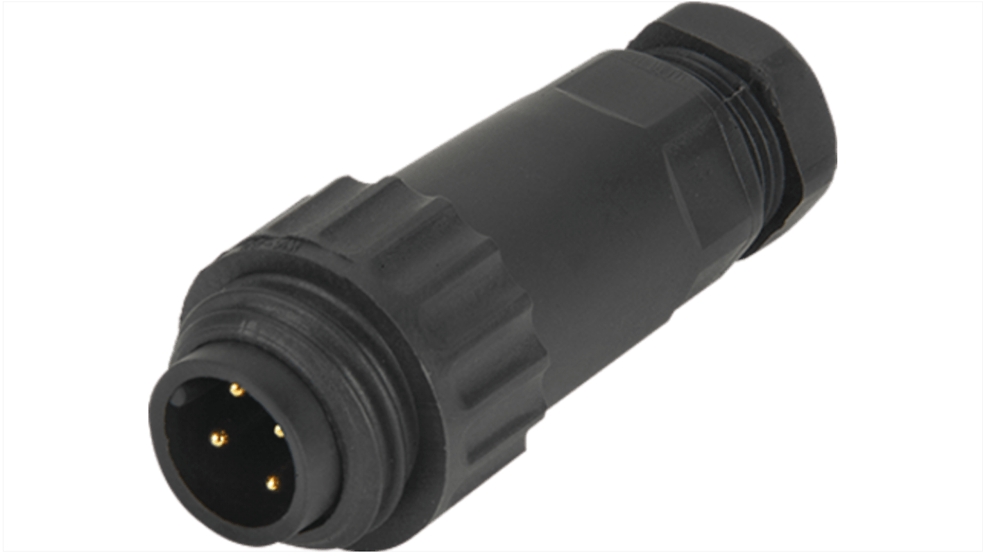 RS PRO Circular Connector, 4 Contacts, Cable Mount, M24 Connector, Male, IP67