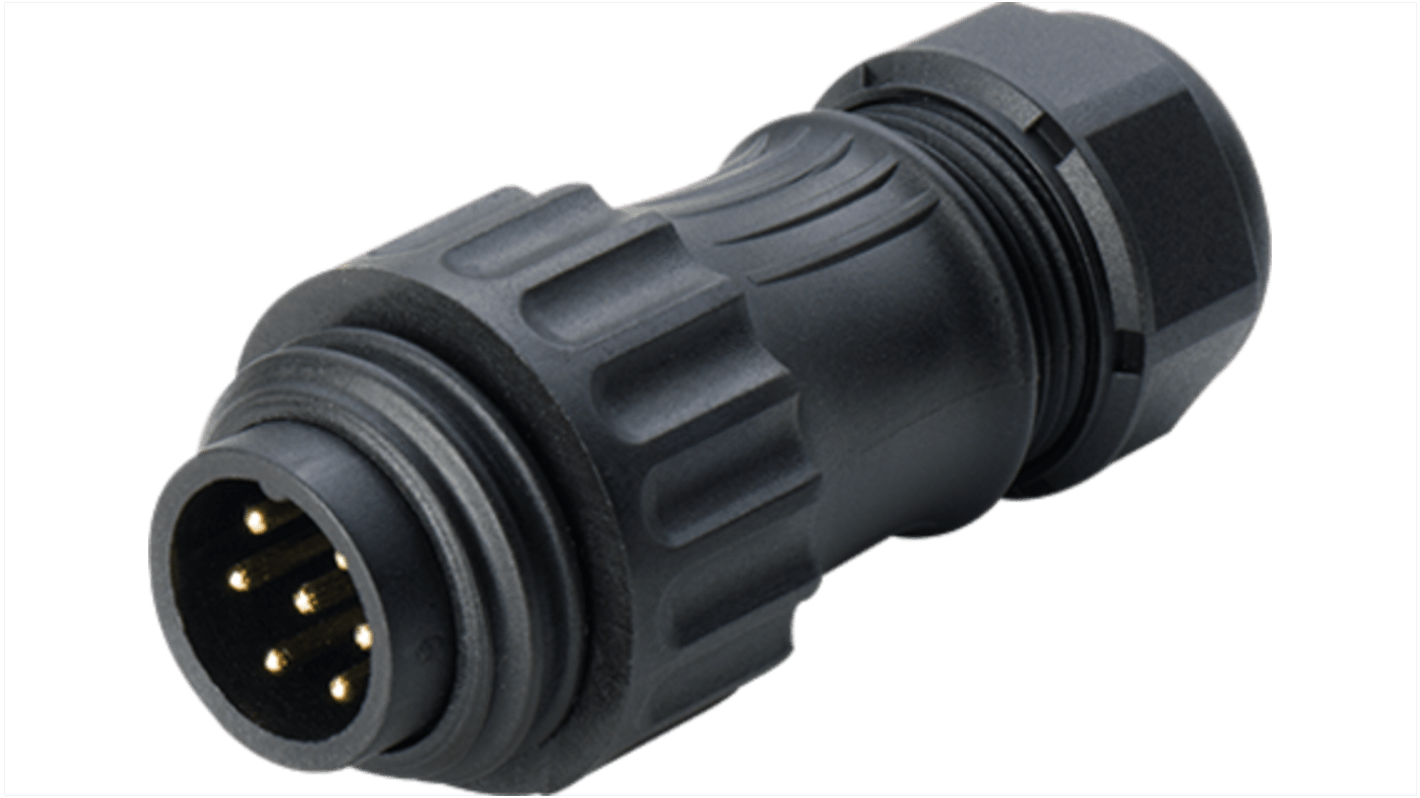 RS PRO Circular Connector, 7 Contacts, Cable Mount, Male, IP67