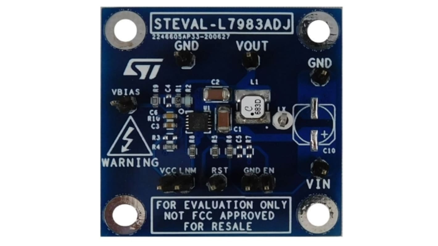 Kit de evaluación Convertidor impulsor-reductor STMicroelectronics - STEVAL-L7983ADJ