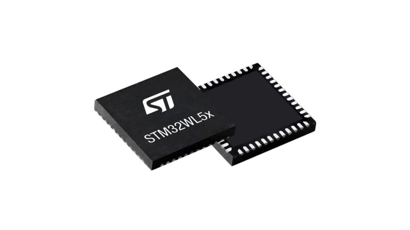 STMicroelectronics STM32WL55CCU6, 32bit ARM Cortex M0+, ARM Cortex M4 Microcontroller, STM32WL, 48MHz, 64 kB Flash,