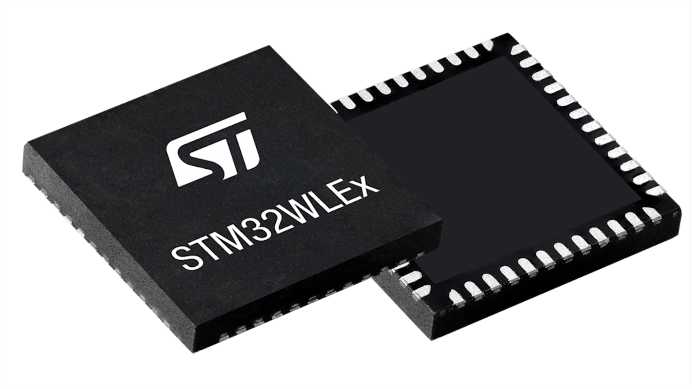 STMicroelectronics STM32WLE5C8U6, 32bit ARM Cortex M4 Wireless Microcontroller, STM32WL, 48MHz, 64 kB Flash, 48-Pin