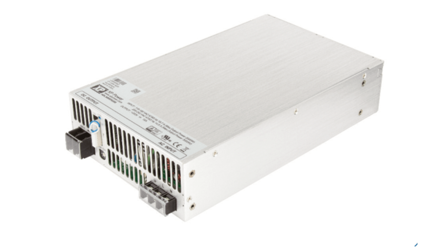 XP Power Switching Power Supply, HDL3000PS300, 400V dc, 10A, 3kW, 1 Output, 90 → 264V ac Input Voltage