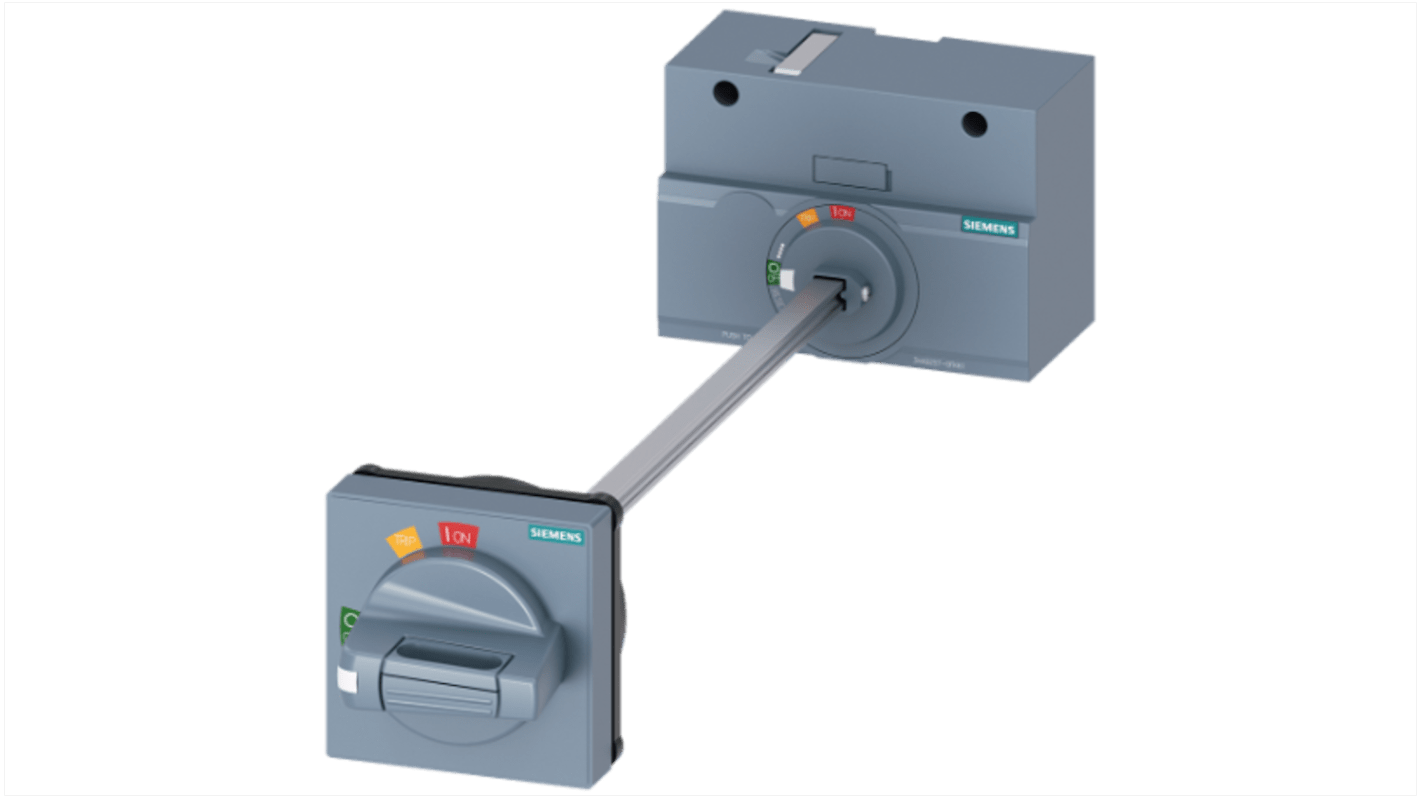 Servomotor, řada: 3VA92, pro použití s: 3VA1 250 Šedá rukojeť, délka: 75mm IP65 Siemens, rozsah: SENTRON