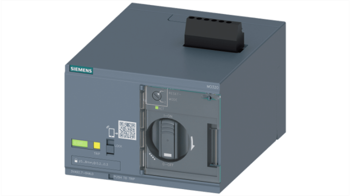 Actuador de motor Siemens, para 3VA1 250 75mm SENTRON 3VA92