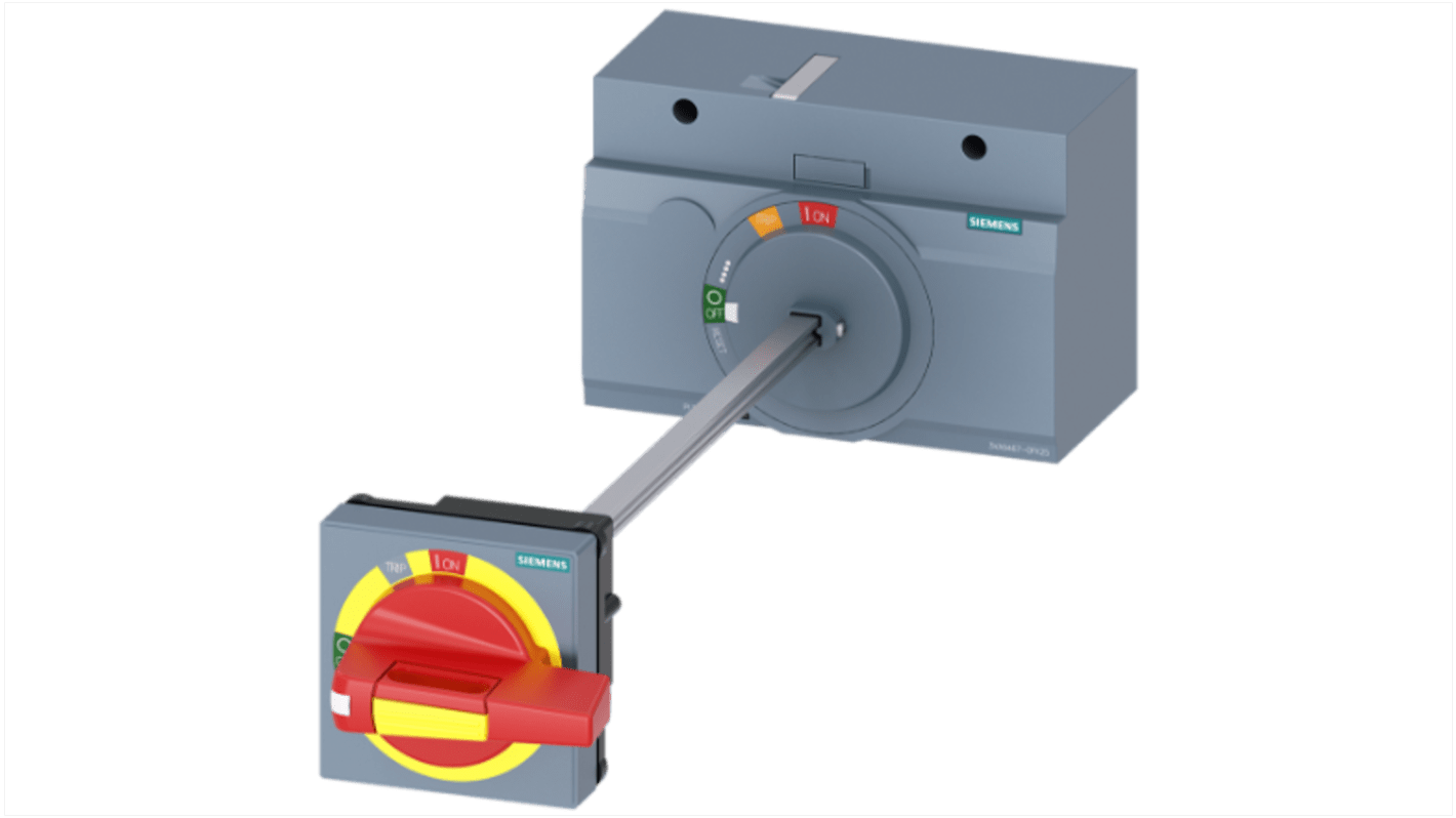 Siemens 3VA94 Türmontierter Drehbediener für 3VA1 400/630 und 3VA2 400/630, Griff Grau SENTRON 94mm, IP 65