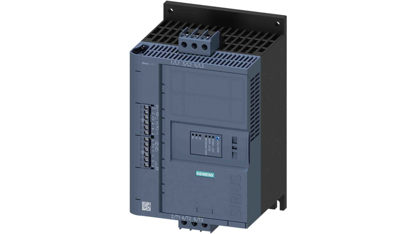 Arrancador de motor Siemens, 13 A, 600 V ac, 15 kW, trifásico