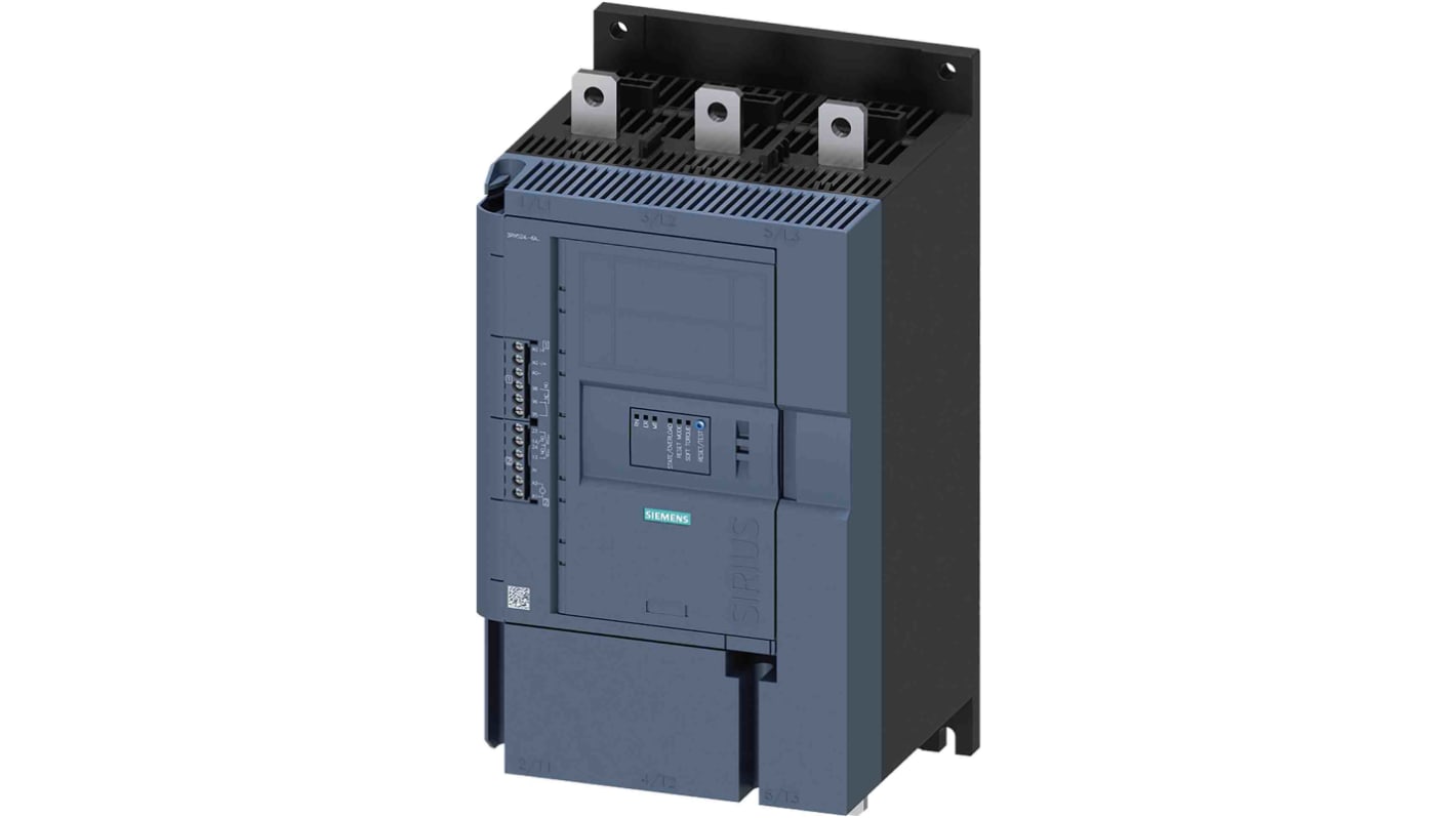 Démarreur moteur progressif, triphasé Siemens, 315 kW 600 V c.a. 250 A