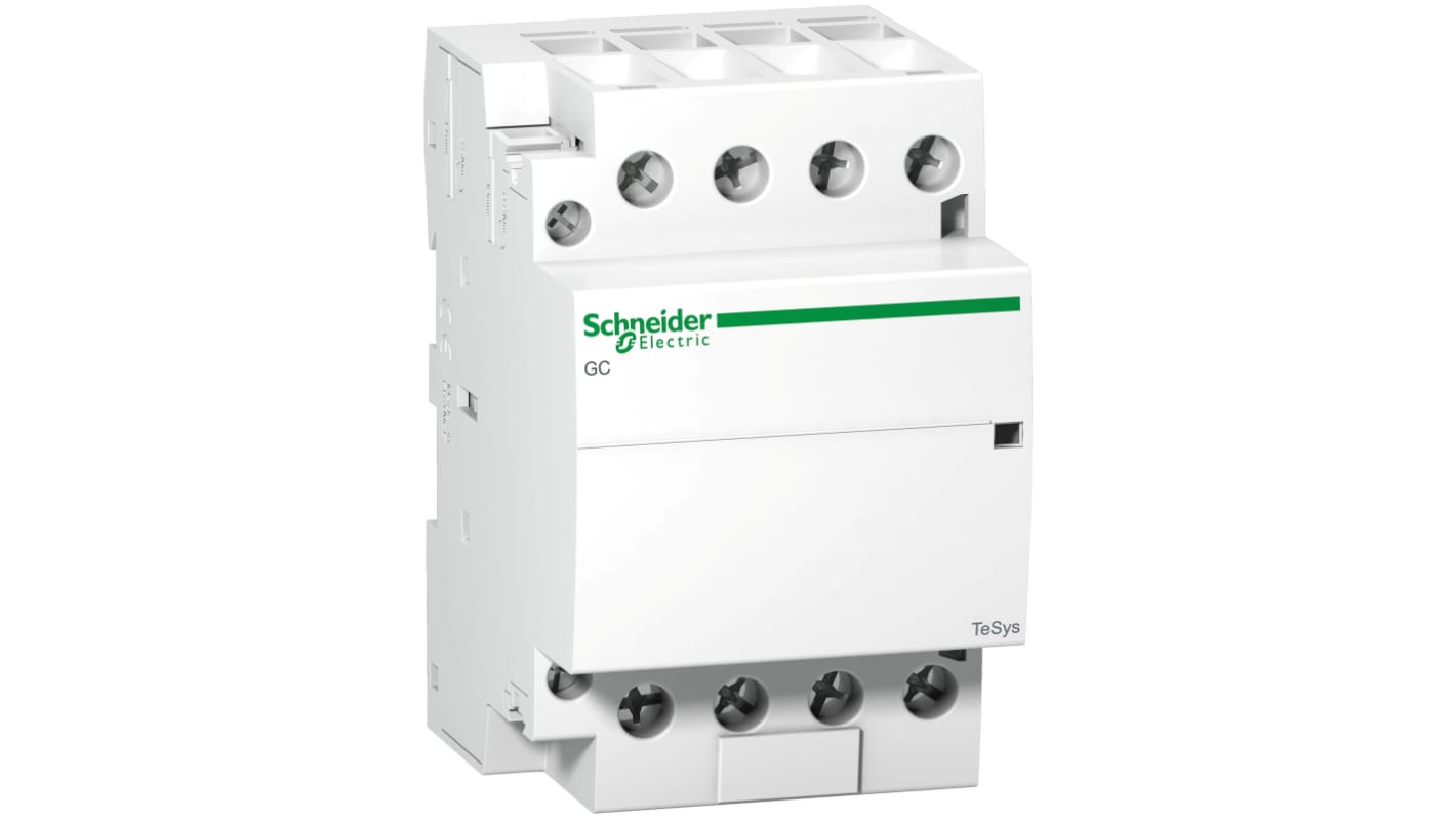 Schneider Electric TeSys GC Leistungsschütz / 220 → 240 V ac Spule, 4 -polig 2 Schließer + 2 Öffner / 40 A,