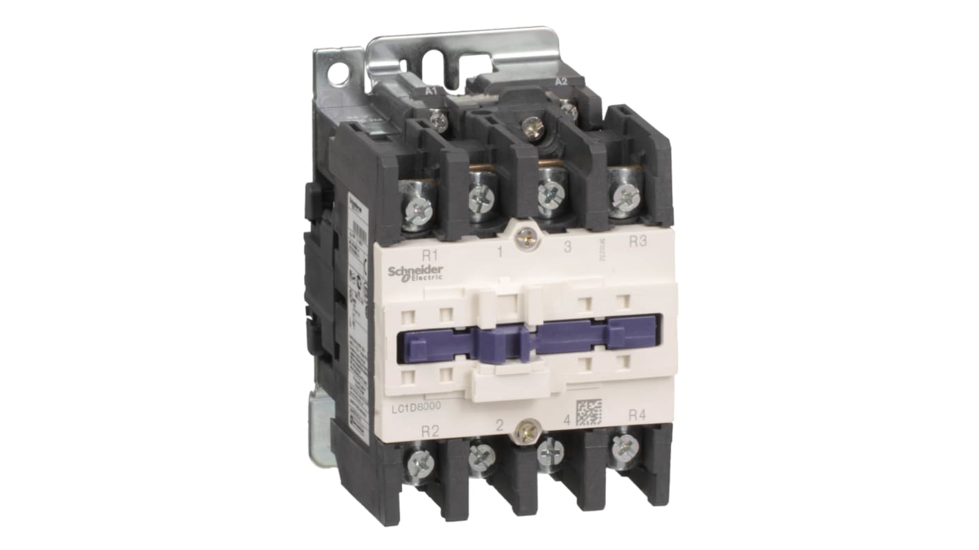 Contattore Reversibile Schneider Electric, 4 poli, 4 NA, 125 A, bobina 230 V c.a.