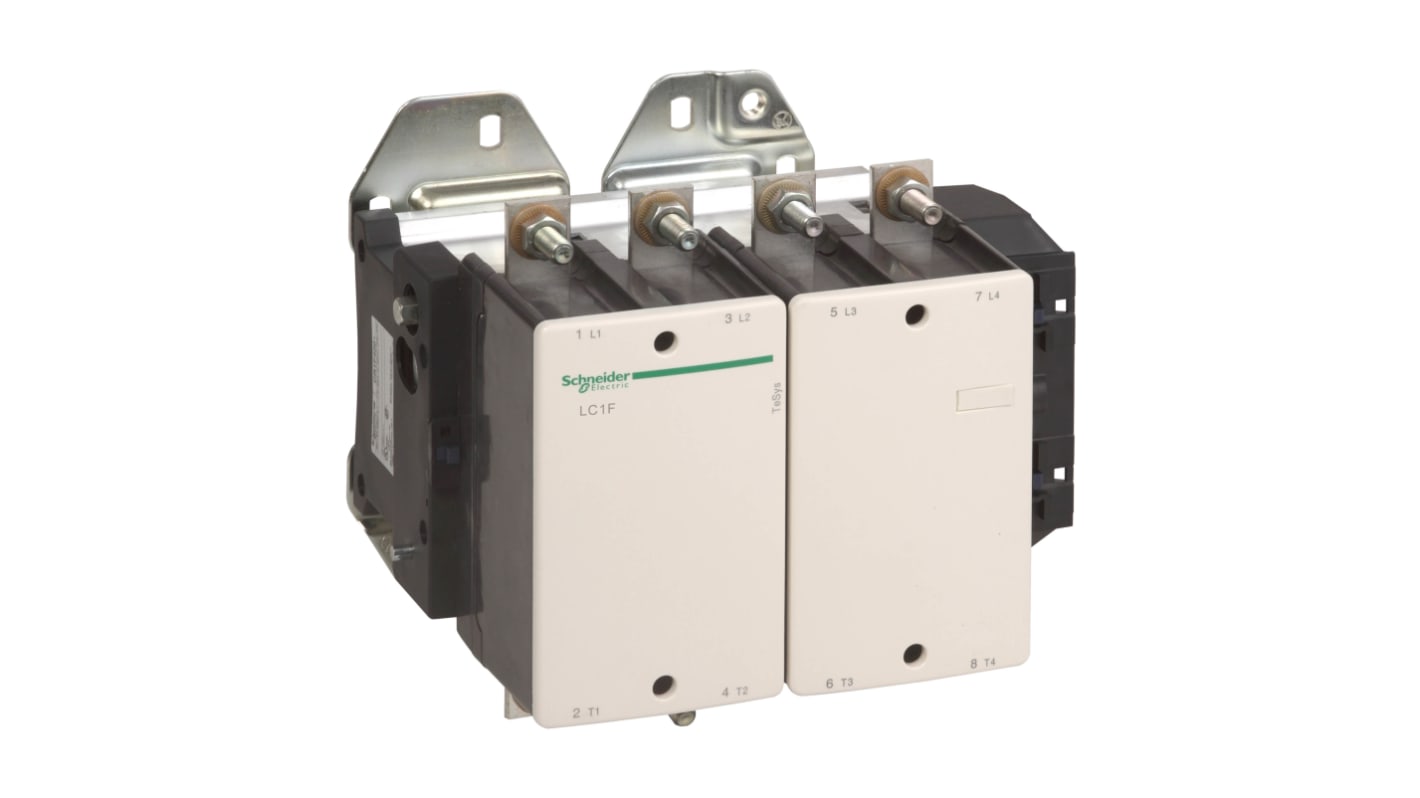 Schneider Electric TeSys F Leistungsschütz / 440 V dc Spule, 4 -polig 4 Schließer / 700 A, Umkehrend