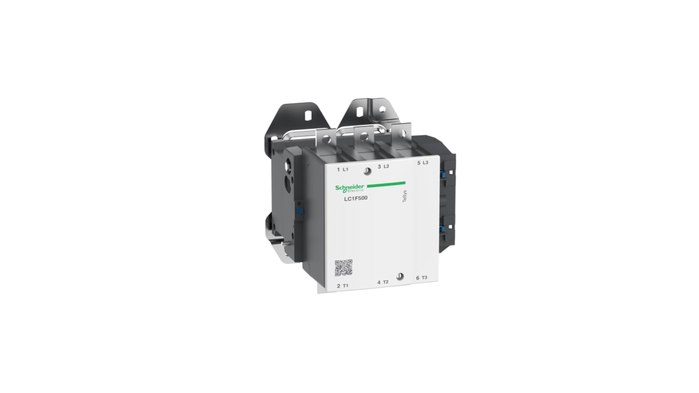 Contattore Reversibile Schneider Electric, 3 poli, 3 NA, 500 A, 335 kW, bobina 230 V c.a.