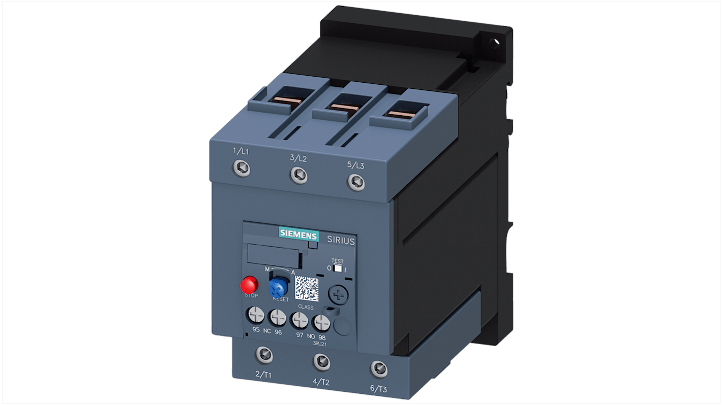 Siemens Overload Relay, 75 A F.L.C, 3 A Contact Rating, 690 V, SIRIUS