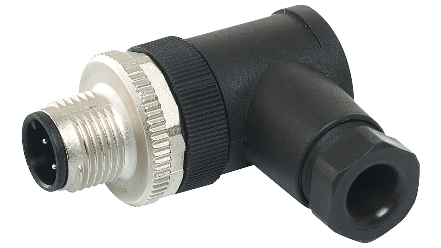 Siemens Circular Connector, Screw Mount, M12 Connector, Plug, IP67, 3RK Series