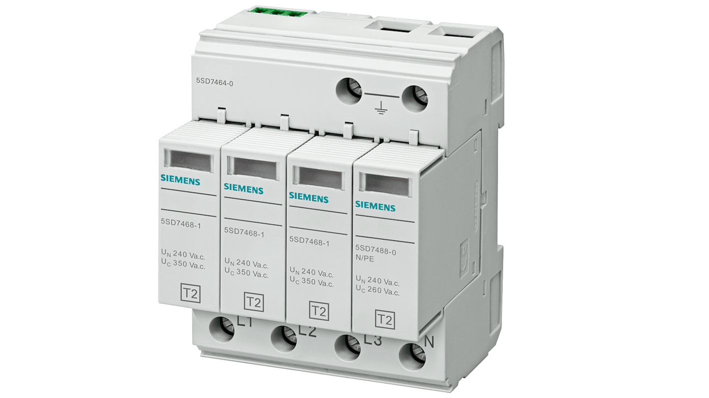 Siemens, 5SD7464-0, Überspannungsableiter, DIN-Schienen, 1-phasig 25kA 5SD