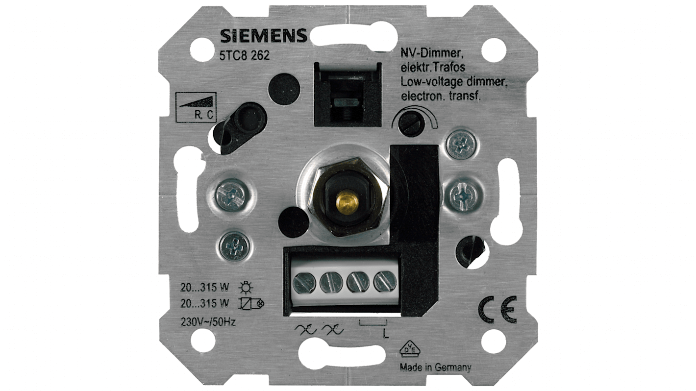 Interruttore dimmer 1 via vie Siemens 5TC8262, 60-600W